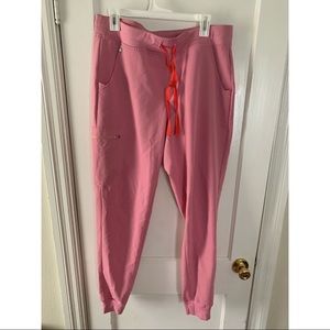 Figs Zamora joggers. Chalk pink. Large tall